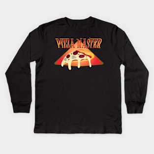 Pizza Master Kids Long Sleeve T-Shirt